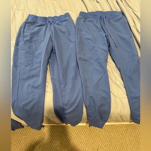 Ceil blue mandala jogger scrub pants ins small